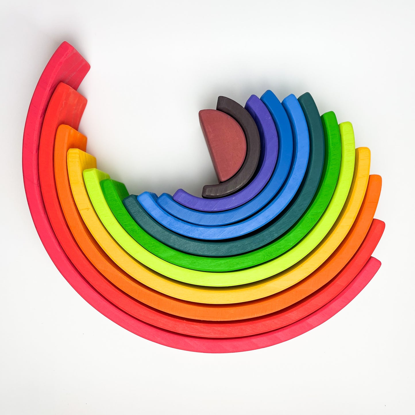 Wooden Rainbow Stackers