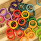 Wooden Rainbow Rings